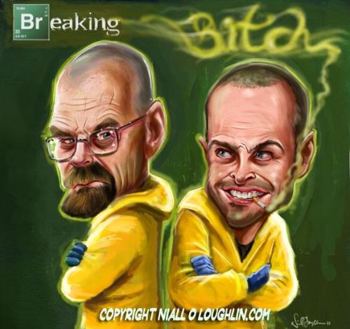 Walt & Jesse by Niall O'Loughlin in Ireland