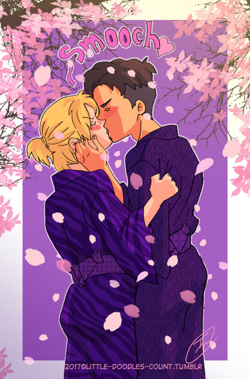 This was a small Doodle that I was intending to use for the Viktor and Yuuri illustration and indeed