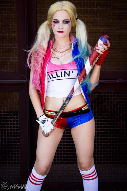 queens-of-cosplay:  Harley QuinnCosplayer:   ESKJ Shoes &amp; Art  Photographers:  