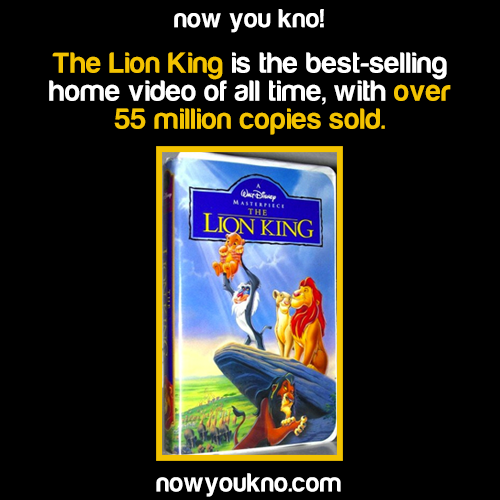 chavirabby:  nowyoukno:  Now You Know more about The Lion King! (Source)  Because this movie is the best movie for every fucken generation to ever inhabit this earth 