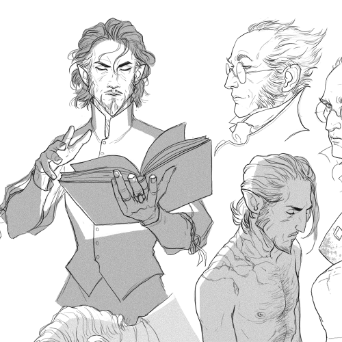 Bunch of random sketches from our CoS campaign.