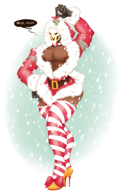 rraffeh:Happy Holidays!Santa Baby should have been a legendary skin for Reaper.
