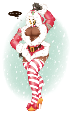 Rraffeh:happy Holidays!Santa Baby Should Have Been A Legendary Skin For Reaper.