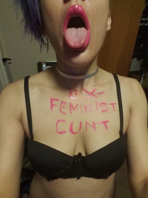 worthless-cured-feminist-whore: onyourkneescunt: theperfectworldorder: naughtybeliefs: . (via Tumble
