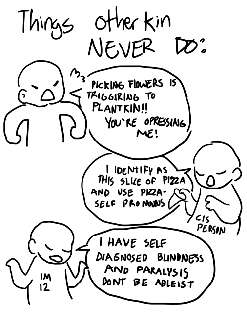 kil9:  hey look a cool and helpful comic !! i dont mean to imply that having disorders is directly related to being kin but the stigma on the internet seems to be that we are all self diagnosing a ton of really heavy stuff (when really its all like neuro
