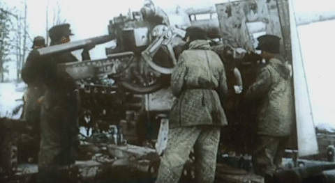 brimt43:    German Flak 88 anti aircraft/anti tank guns. Commonly known as the eighty-eighty