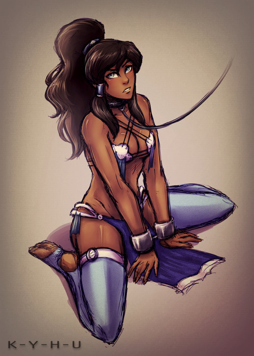 k-y-h-u:  Slave Korra is a thing now. outfit design by polyle  Slave Princess Korra is so more a thing~ | D"“’