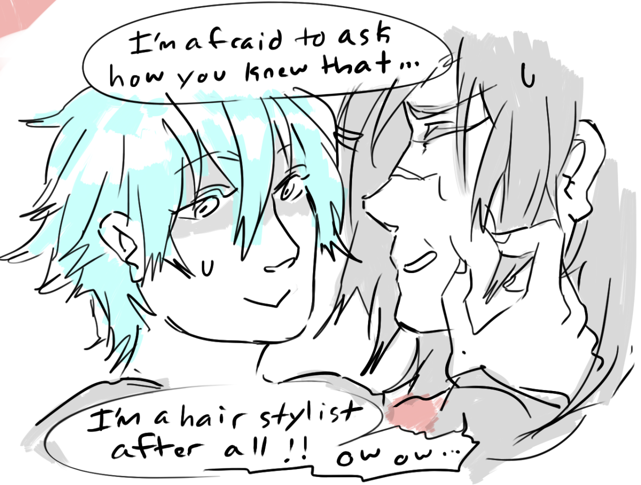 caledscratch:  someone sent me a headcanon once that koujaku can tell how long aoba’s