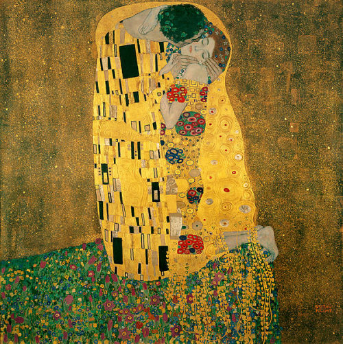 odawn: podpseudonymem: Gustav Klimt- Polibek We have this painting I used to think it was my mum and