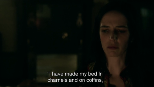 cinematic-literature: Penny Dreadful S03E07 (Ebb Tide) When Vanessa Ives (Eva Green) realizes who Dr