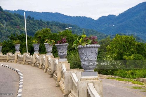 Plant containers in the road in Ramsar city in Islamic Republic of Iran. ⁣ .⁣ .⁣ .⁣ .⁣ .⁣ #اضافات #ا