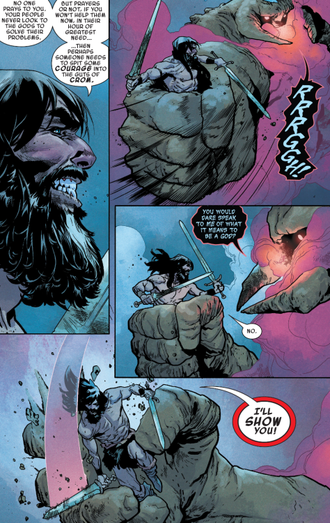 why-i-love-comics:Conan the Barbarian #11 - “By Crom” (2019)written by Jason Aaronart by Mahmud Asra