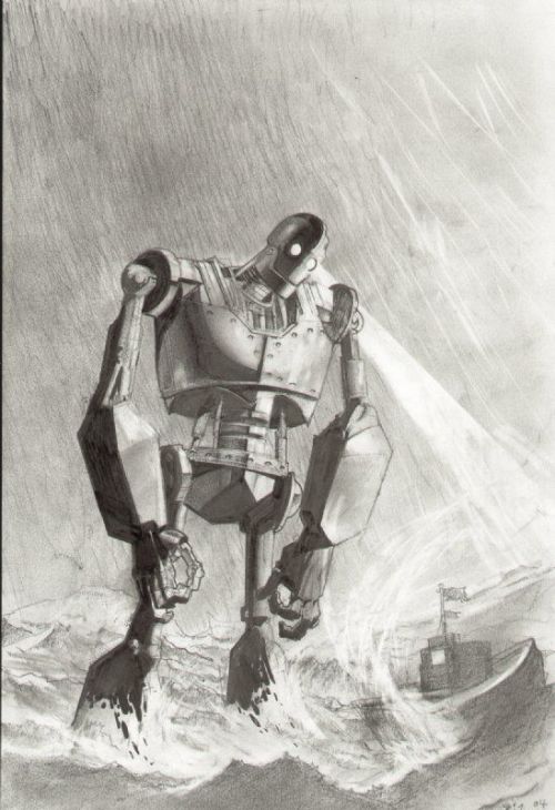 failed-mad-scientist:  The Iron Giant - Simon Bisley