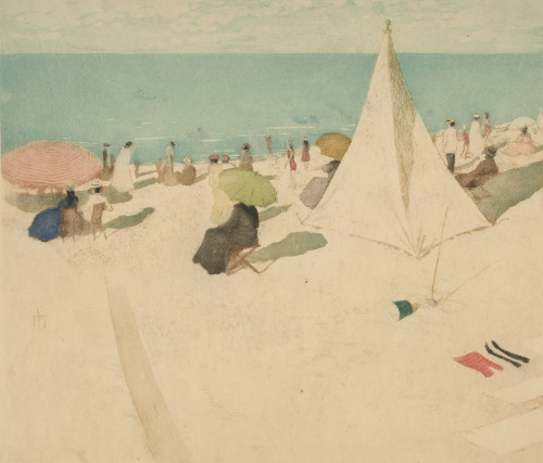 T. F. (Tavík František) Šimon (Czech; 1877–1942)Sunny Beach[1906]Color lithograph Yale University