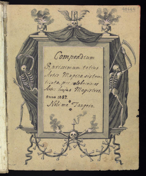 larkfall: Images from Compendium Rarissimum [Wellcome MS.1776] A magical book that combines the absu