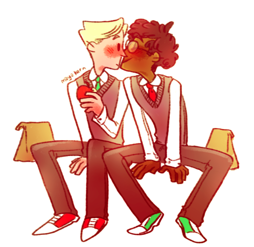 isthatwhatyoumint: a very drarry sack lunch date just for crowry uvu