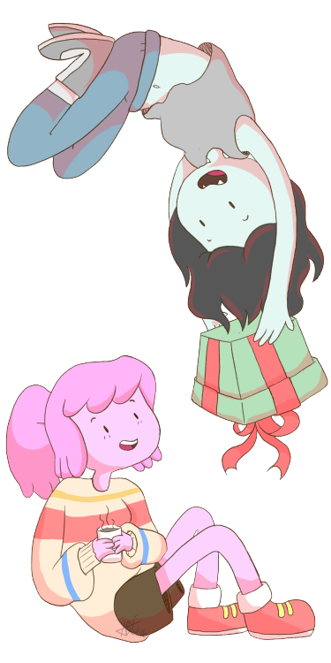 yannikip:and my secret santa for this year’s Adventure Time Secret Santa is…..@newsiegirlscout!!! ME