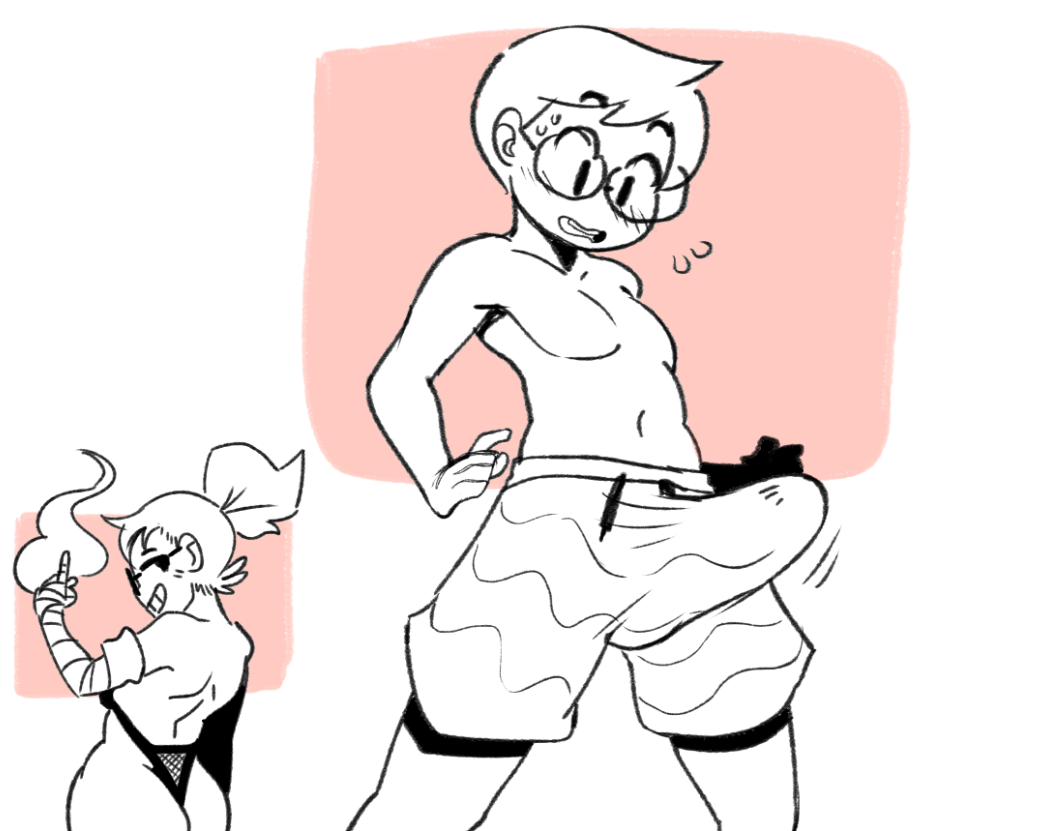 angstrom-nsfw:   this month’s Patreon sketch pack: Magical Realm Beach Episode!