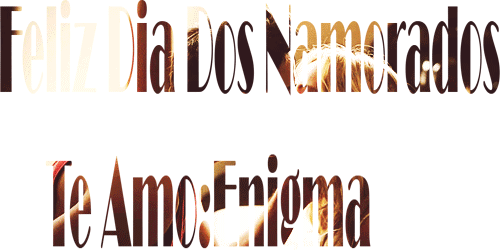 Ti amo amor, feliz dia dos namorado.