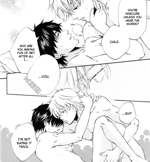 Edi's reading yaoi