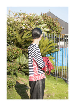 cruzencuir:   11/23/14  NAUTICAL PSYCHEDELICS  Striped tee COMME DES GARÇONS Handbag JIL SANDER Leather shorts VINTAGE  Boots DOC MARTENS   FULL SERIES  Read More