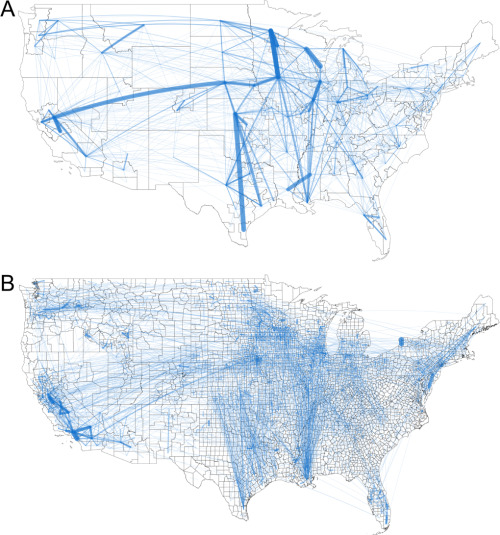 The first map of America’s food supply chain is mind-bogglingThis map shows how food flows between c