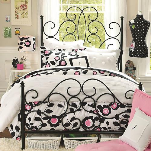 Black bedroom ideas for teenage girls