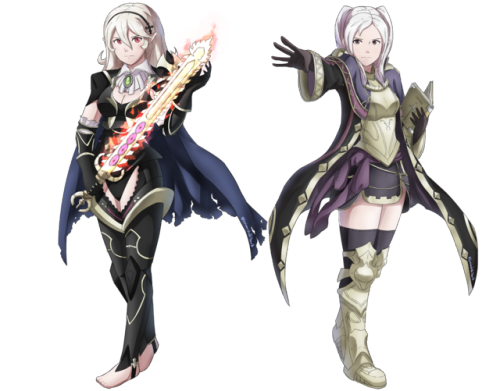 grimmelsdathird:I drew Nohr Noble Corrin and Grandmaster Robin! <3