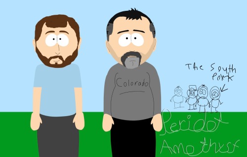 Guys I Drew Matt Stone & Trey Parker In Real Life !!!!