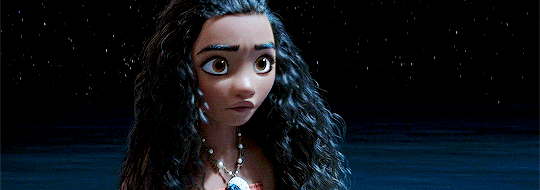 sansqstark: I am Moana of Motunui. Aboard my boat, I will sail across the sea, and