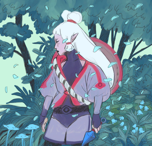 arisadraws:Got an iPad pro…….did a ‘quick’ painting of my new queen impa