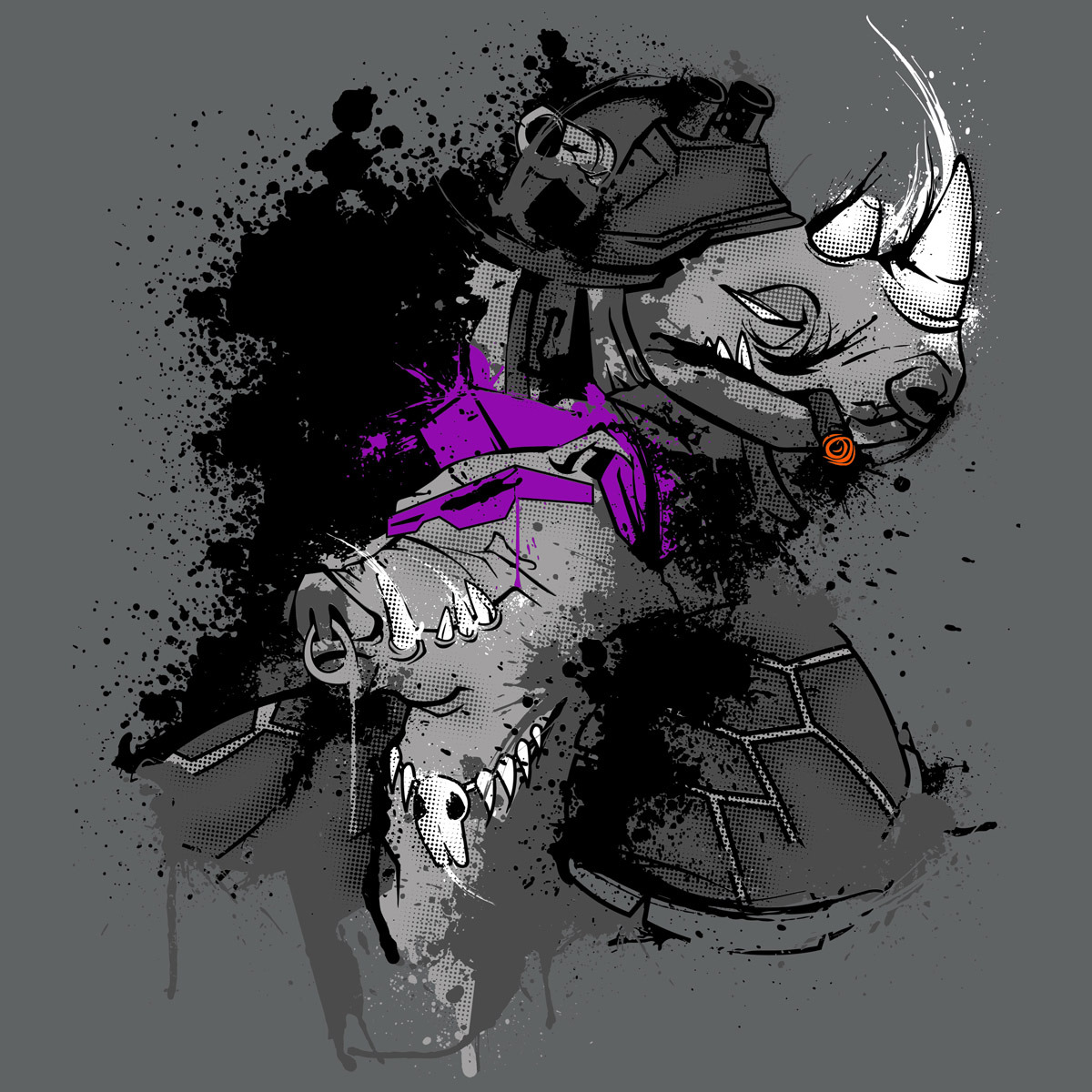 gamefreaksnz:  Double Trouble by inkOne  is $10 today only (1/1) at ShirtPunch