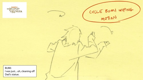 korranation:Check out a sneak peek storyboard from tonight’s new episode of LoK, where Bumi talks to