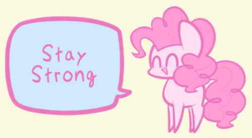 funpicturesofponies:positivity ponies for those who need it &hellip;thank you pinkie pie&hel