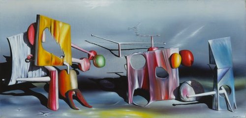 lionofchaeronea:Reply to Red, Yves Tanguy, 1943