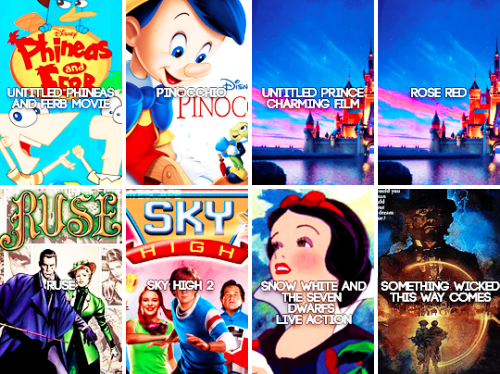 rootbeergoddess:disneyismyescape: All the upcoming Walt Disney Pictures Films (not including Marvel/