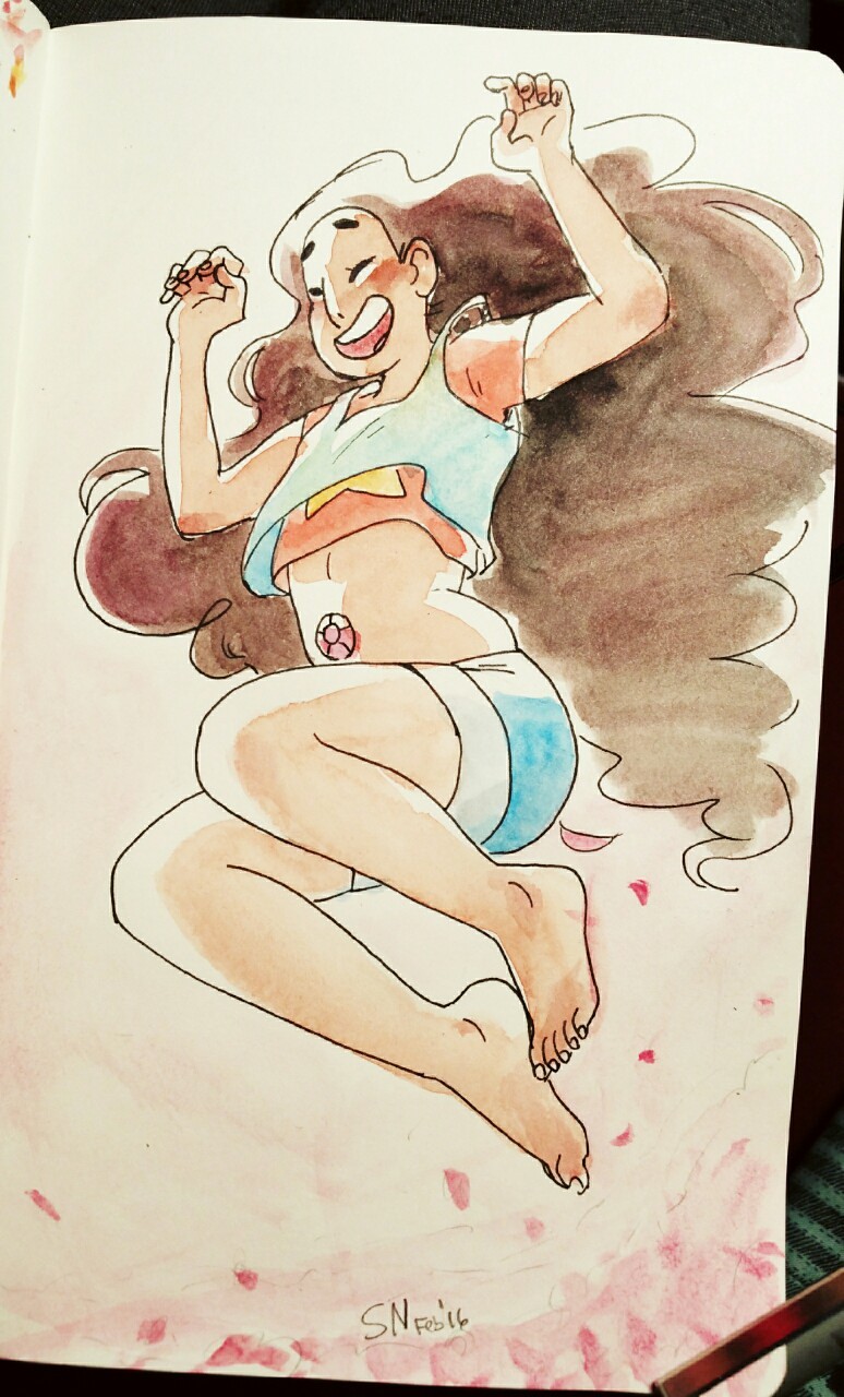 schpog-art:  Stevonnie makes me so happy ❤❤ 