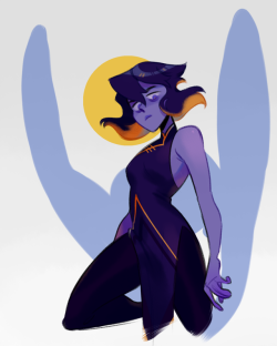 kingkimochi: i ended up rly liking that lapis redesign i did so i wanted to draw her again 💕💦💦