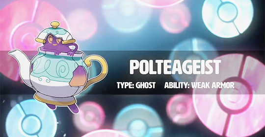 chasekip:  Two new Pokemon, Cramorant and Polteageist !