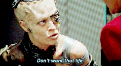 carlithiel: SEVEN: Irrelevant! Take me back to the Borg. JANEWAY: I can’t do that.