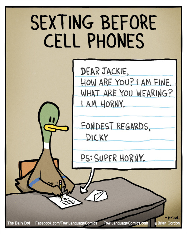 the-memebase:Sexting before cell phones