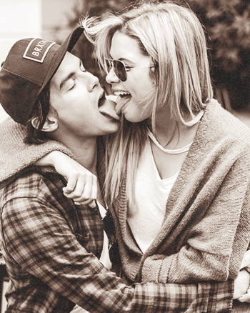 sherilyn-fenn:  I like kissing Ashley Benson. - Tyler Blackburn 