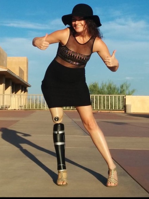 bulletsareextinct:  Erin Deegan (prosthetic cover by @unyq-design)