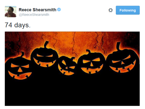 dykevanian:dykevanian:even reece shearsmith is counting down the days to get spoopy