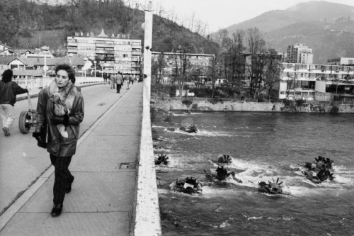 The Gorazde generators, early 1990s. Gorazde, a Bosnian city that was surrounded by Serbian troops d