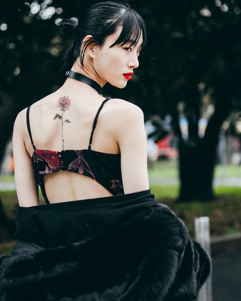 Black-is-no-colour — Street Style; Sora Choi during Milan Fashion