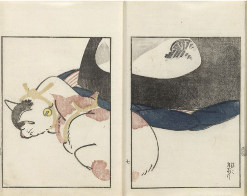 Neko hiokē = Cats and BrazierSatō Suiseki (Japanese; fl.1806–1840)1820Color woodblock-printedThe Bri