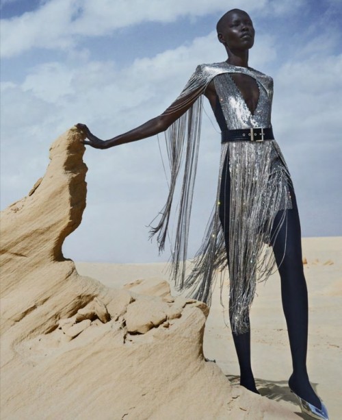 midnight-charm:Grace Bol photographed by Txema Yeste for Harper’s Bazaar US March 2019Stylist: Patri