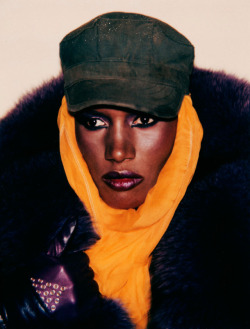 thegoldenyearz:  Grace Jones by Andy Warhol