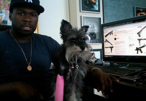 rocknrollercoaster:  Rappers with puppies. 